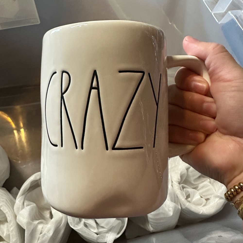 Rae Dunn “CRAZY” Mug